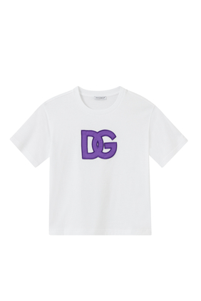 T-Shirt with Satin DG Patch